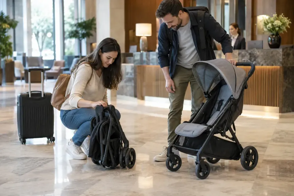 Traveling to Seoul with a Child: Should You Rent a Stroller Every Day? Itinerary Selection Guide · Selection and Preparation Scenes
