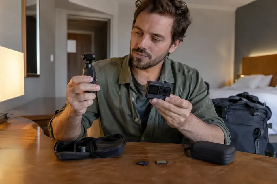 Filming Travel Videos: Which Should I Rent, Osmo Pocket or Action Cam? · Selection and Preparation Scenes