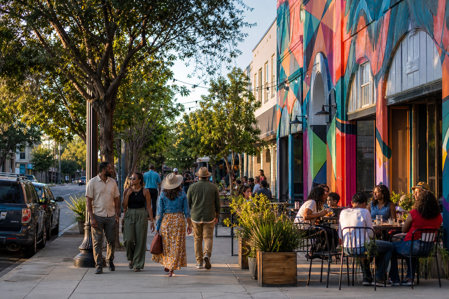 Downtown Inglewood街区