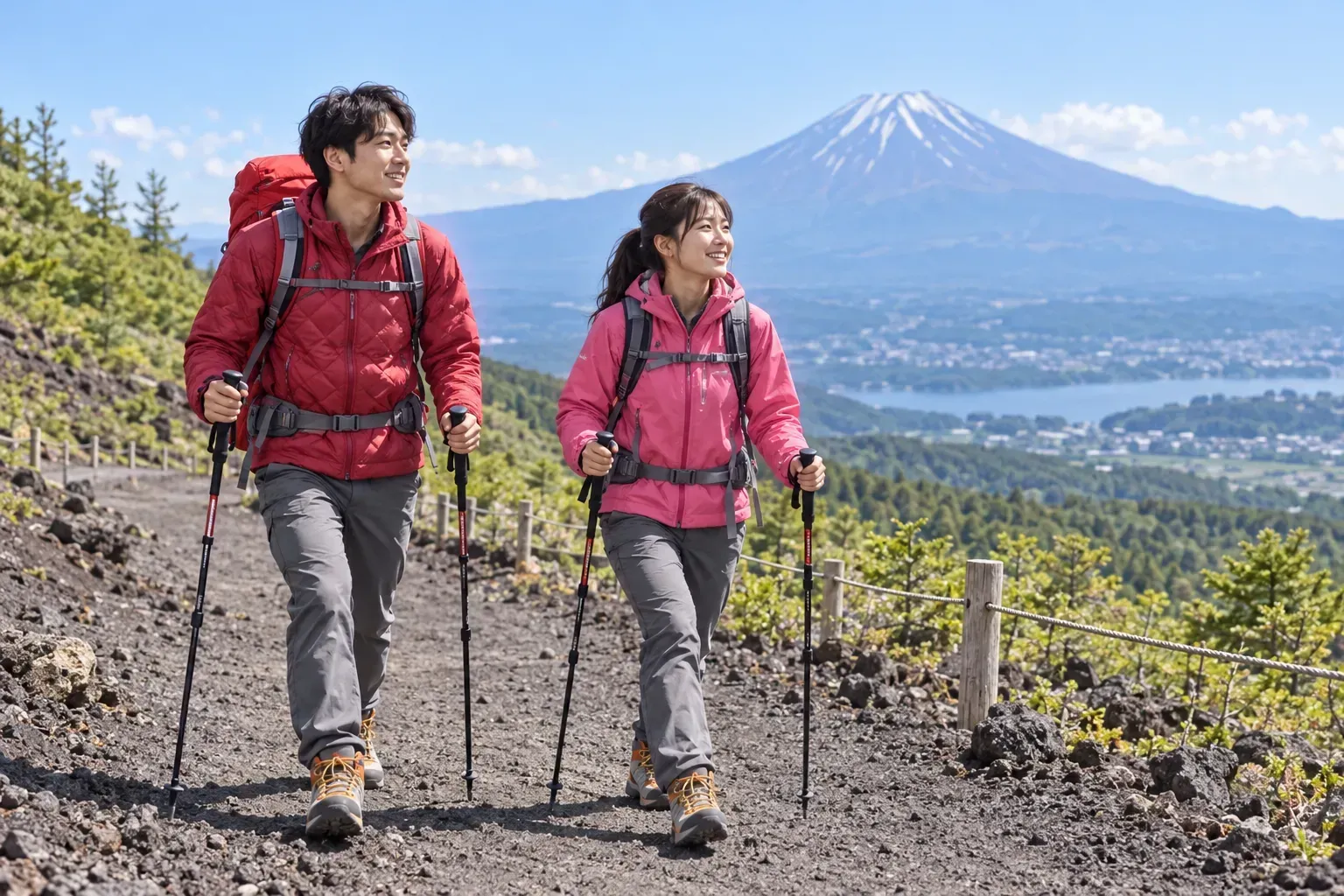 富士登山の持ち物を現地でレンタル：登山靴からザックまで