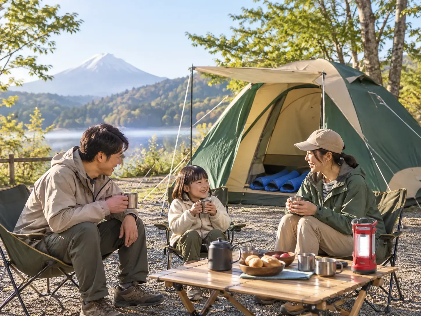 Family Camping in Japan with Less Luggage: Tent and Sleeping Bag Rental
