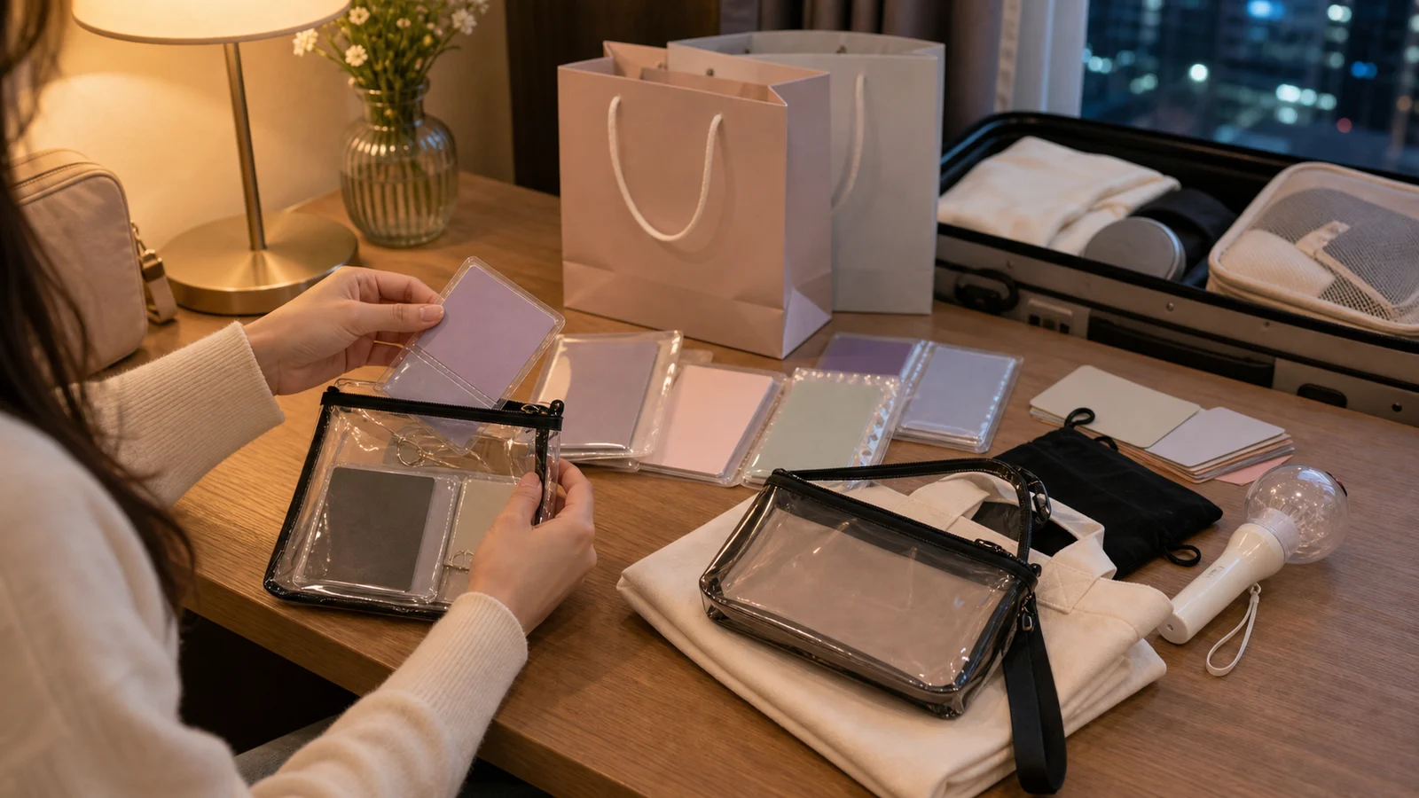 Organizing pop-up purchases at the hotel