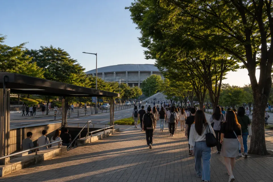 KBS Arena Seoul transport route