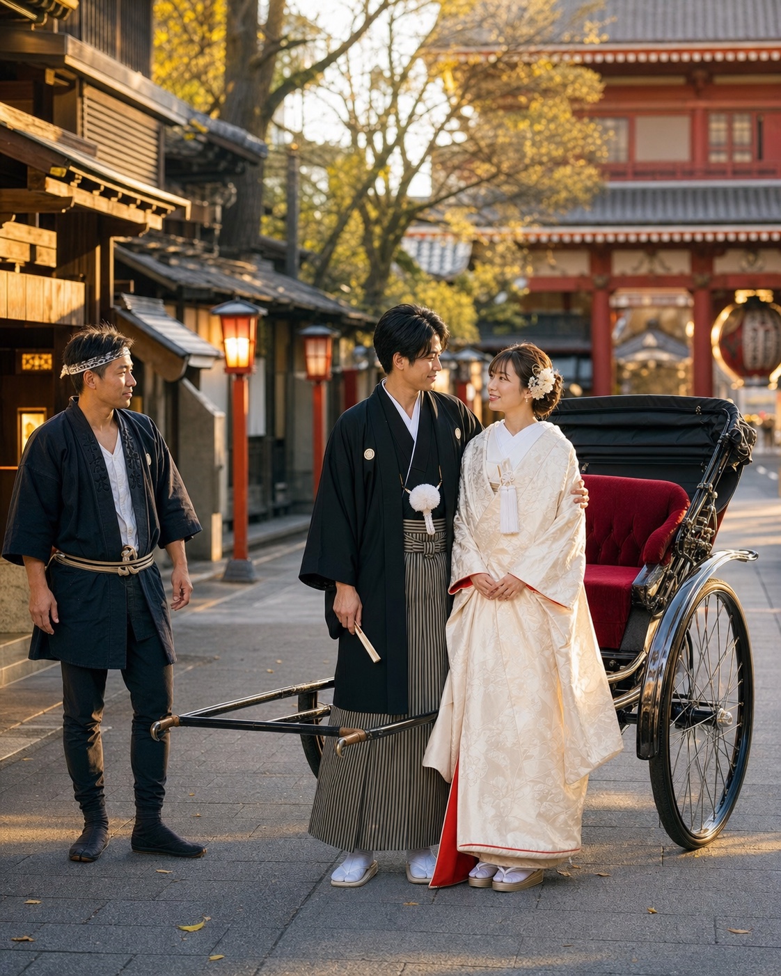 婚禮和服與人力車特別拍攝