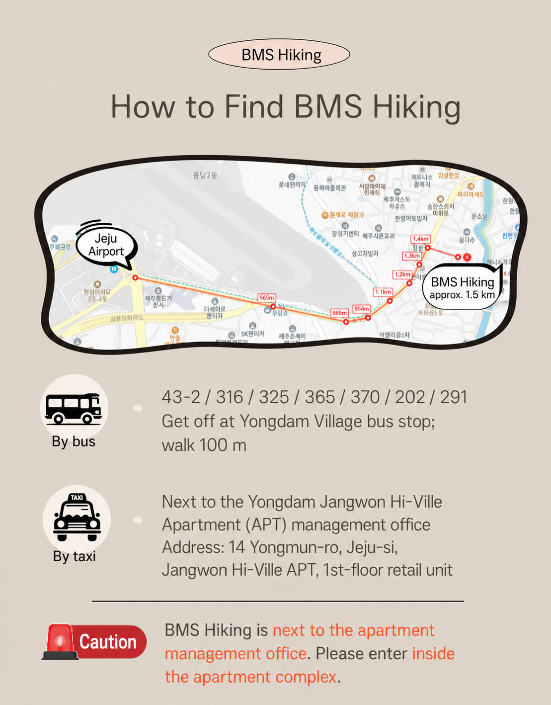 LOCARORA B.M.S Hiking option guide 6