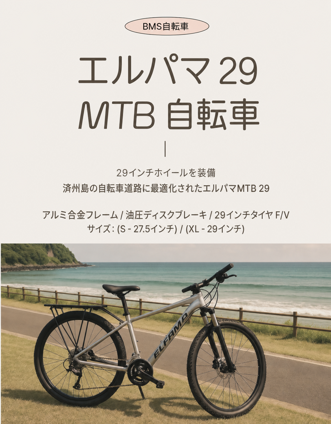 BMSハイキング エルパマ29 MTB 紹介