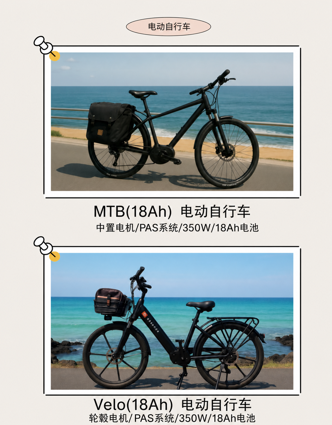 BMS Hiking 350W 电动自行车介绍