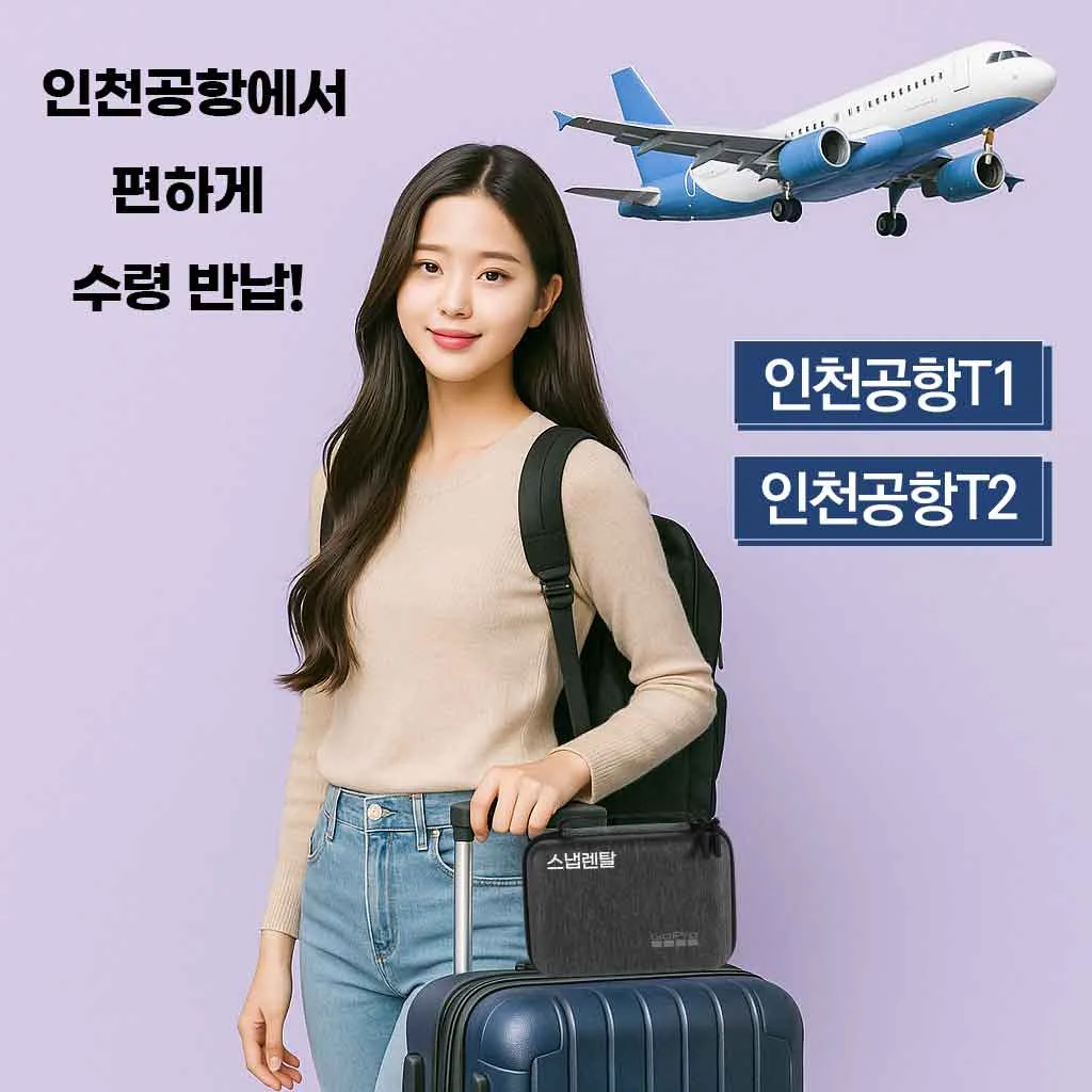 ゴプロ13レンタルフルパッケージ仁川空港受領1日 3