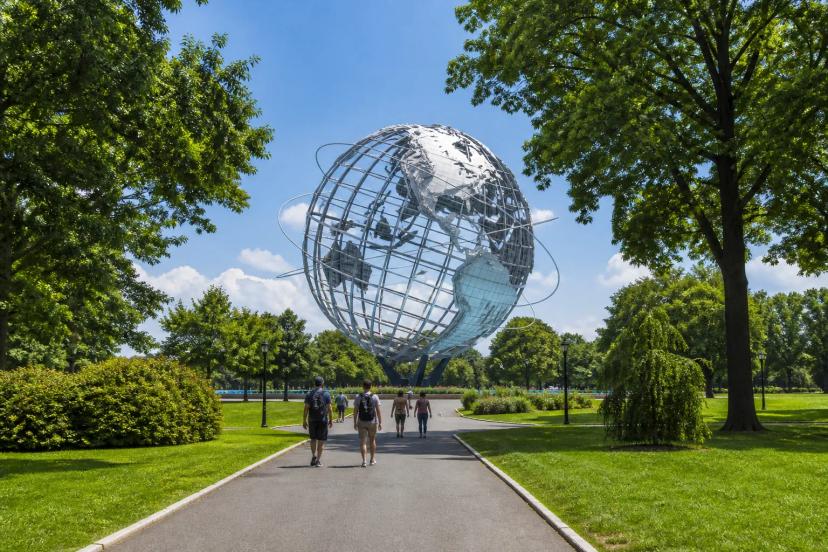 皇后区Flushing Meadows–Corona Park的Unisphere