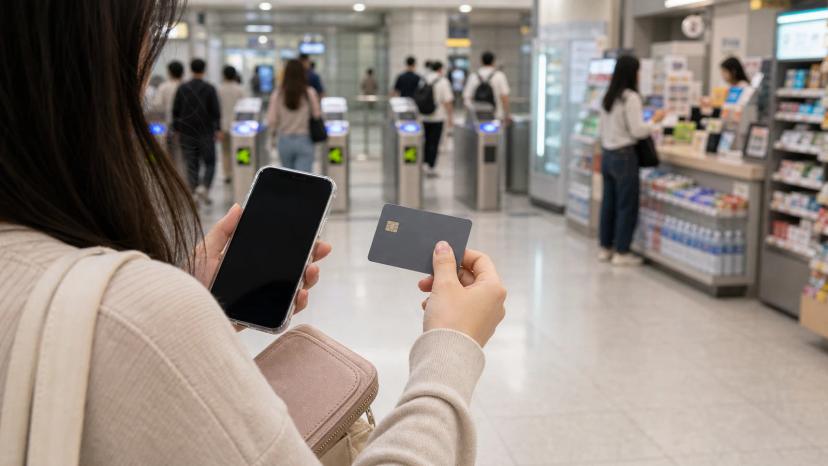Checking transit card and payment together