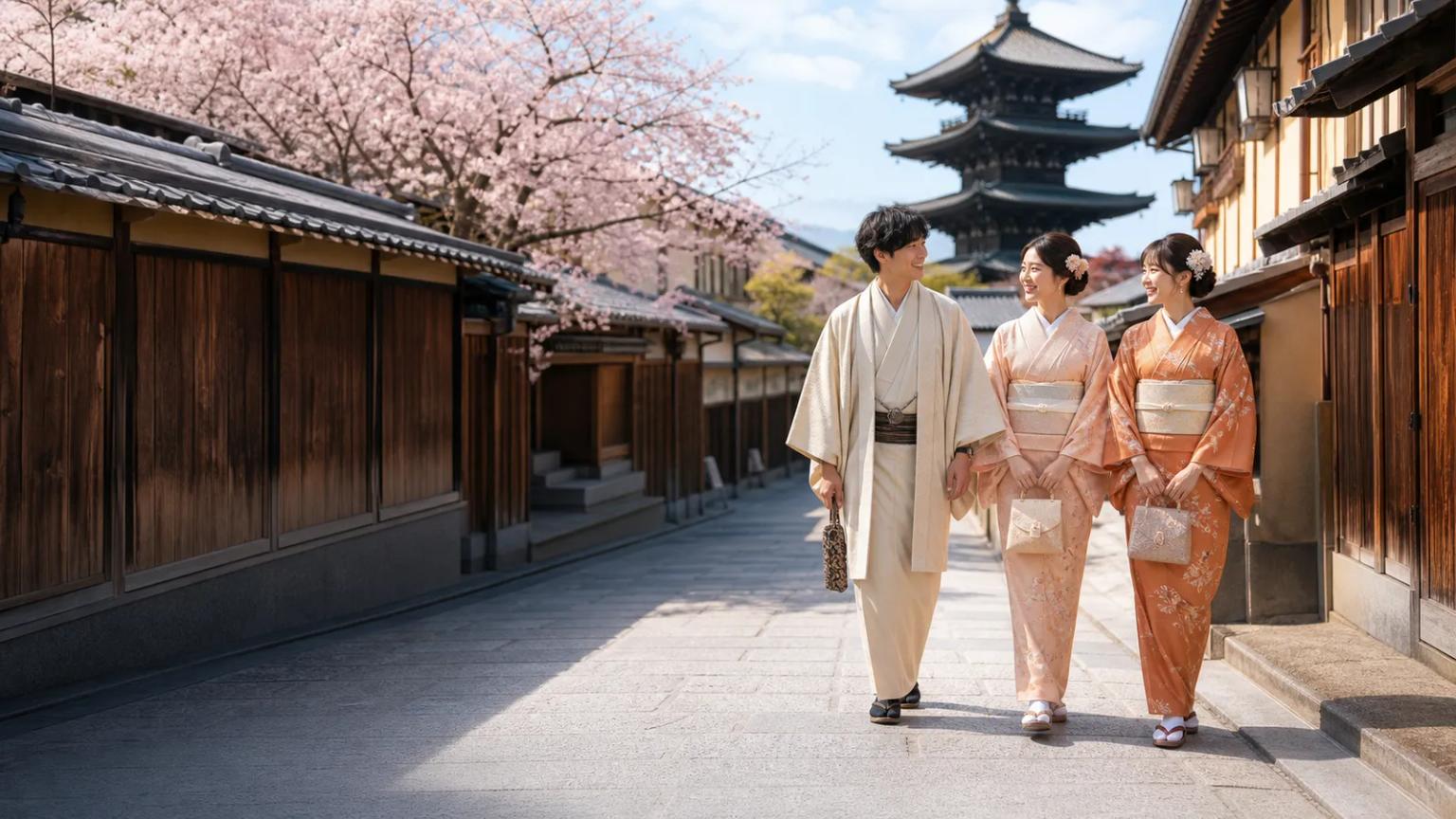 京都和服与浴衣租赁指南:女性、男性与情侣方案怎么选