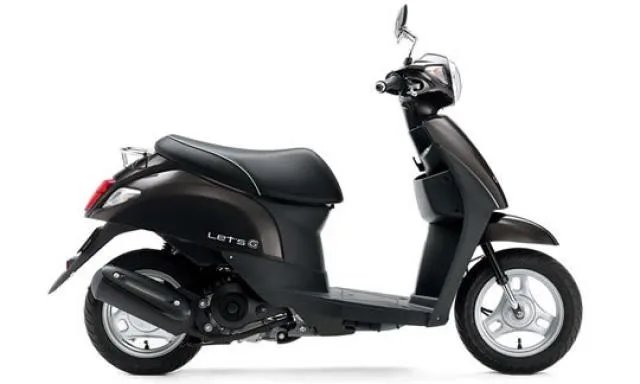 Let's Black, with box Motorcycle Rental (Standard stations)