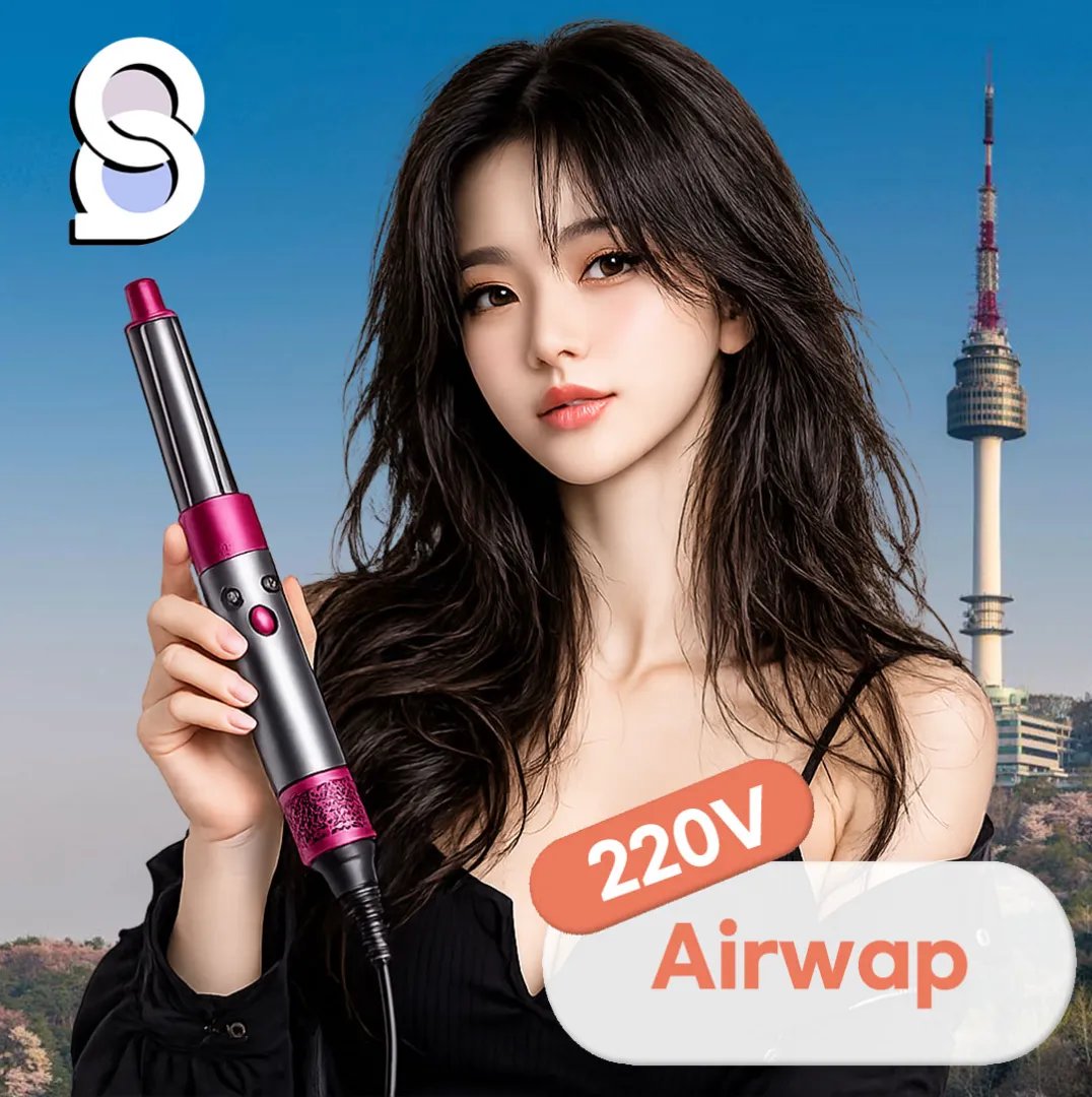 Dyson Airwrap 220V Rental Korea Incheon Airport Rental | Dyson Airwrap Rental Hairstyler