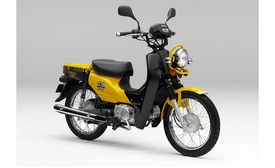 Cross Cub Yellow Motorcycle Rental (Standard stations)